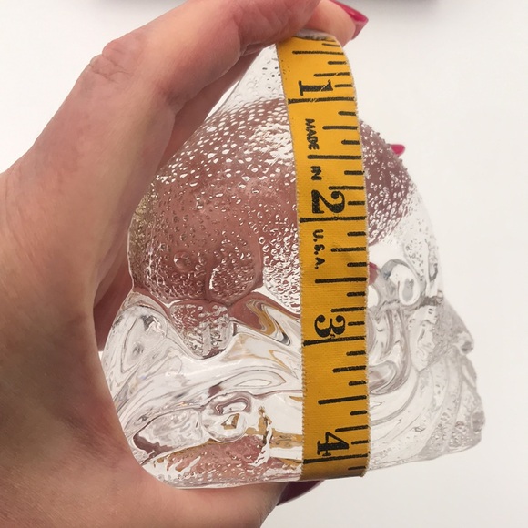 VTG PartyLite‎ Glass Dolphin on a Wave Tealight Holder - Picture 7 of 7